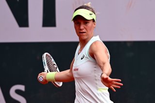 Golubic (ici à Roland-Garros) a été sortie au 2e tour à Birmingham KEYSTONE/EPA/CAROLINE BLUMBERG